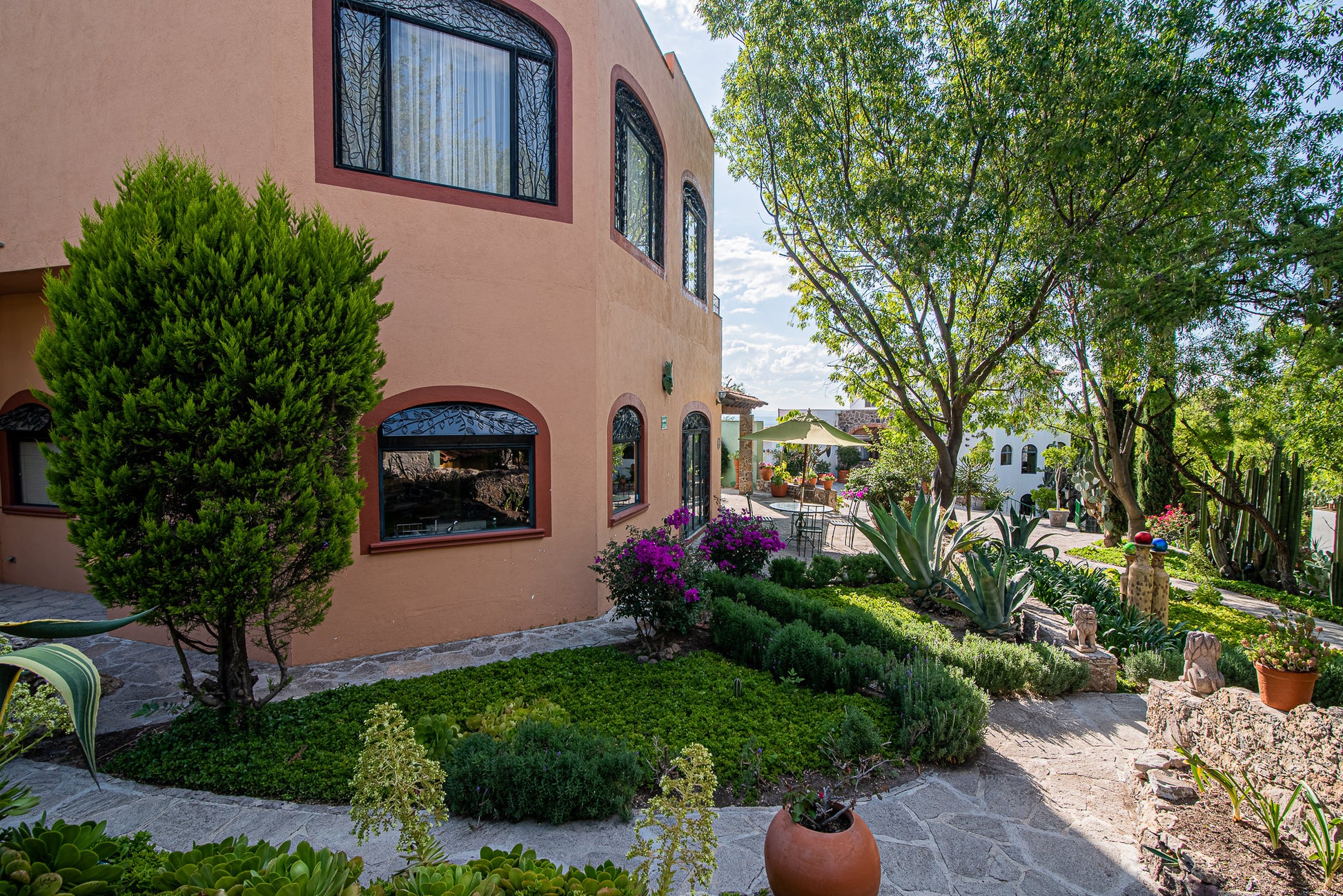 Private outdoor terrace