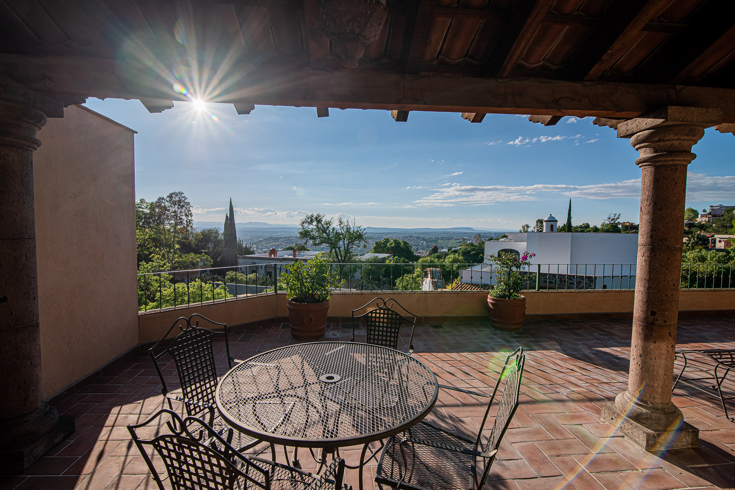 Breath taking sunsets from private terrace